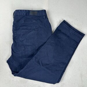 Rhone Mens Everyday Twill 5 Pocket Pant Size 40 Navy Stretch Straight Leg Modern